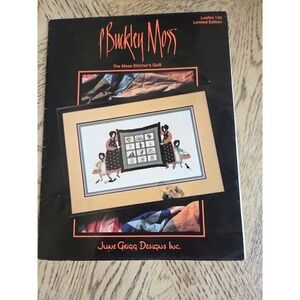 P. Buckley Moss Cross Stitch Leaflet #130 June Grigg Designs Limited Edition